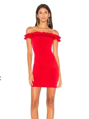 Revolve Rizma Dress in Red - Size L